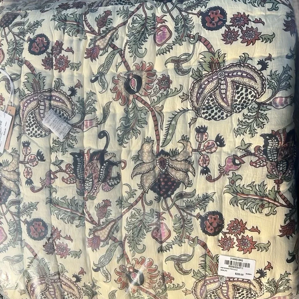 🤩🤩2PCS NWT Roller Rabbit Amanda Queen Size Quilt Sage 100% Cotton (MSRP $420)